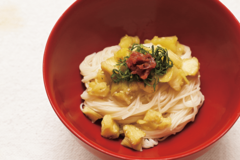 食べすぎちゃった翌日はナスでダイエットを始めよう！翡翠なすそうめん