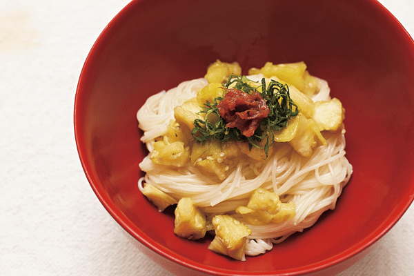 食べすぎちゃった翌日はナスでダイエットを始めよう！翡翠なすそうめん