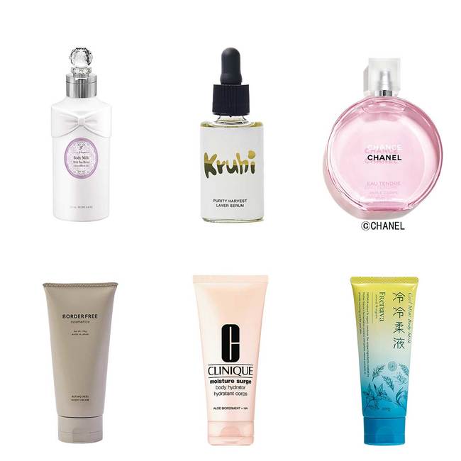 きれいにした後はたーっぷりの潤いを与えて♡史上最高のしっとりボディをつくる【幸福度高めの潤いアイテム】6選