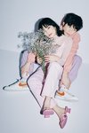 小松菜奈、坂口健太郎。ar4月号より