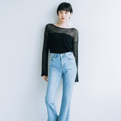 なんだかんだやっぱデニムって最強！　比留川游が着こなす、お色気ムン♡なデニムコーデ