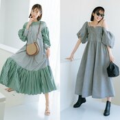 1枚で洒落っ気UPなツートップ♡ 2022年春、豊作なのは断然このデザイン!!【袖コン&パターンワンピ】5選