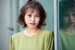 前髪だけで印象チェンジ！  レトロ風★前髪アレンジ