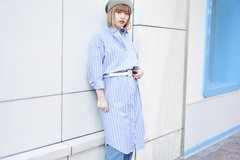 ￥3,000ポッキリで春を先取り♡　GUのキレイ色ワンピ＋ロングボトムのTHE今年な着こなし術