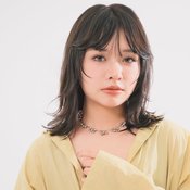 【ミディアム】ブルーをひとさじ♡凛とツヤめくまろみカラー