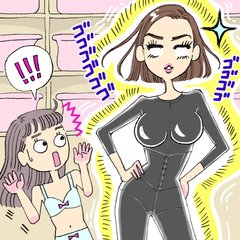 「え、GANTZスーツで男の戦闘能力をゼロに!?」まん丸おっぱいを持つ美バスト女の行動を観察した結果