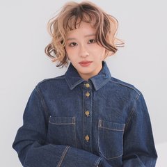 【ボブ】欲しいところに狙い撃ち！ブロンド×ブラウンって相思相愛