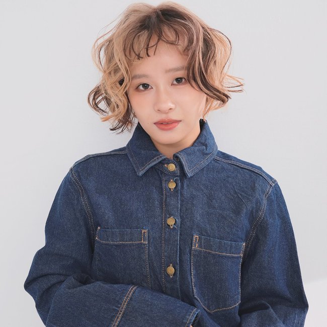 【ボブ】欲しいところに狙い撃ち！ブロンド×ブラウンって相思相愛