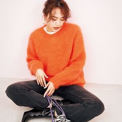 「気分も体感温度もふわっとアップ♡」ウォームカラーで映えるひだまりニット6選