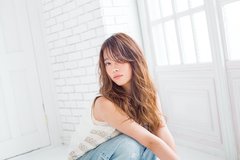 世にもおしゃれな洗いざらし風ほつれウェーブ