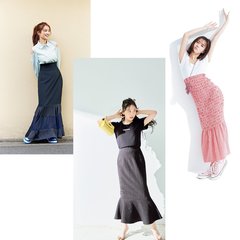 スタイル良く見せたいならマストハブ♡ arモデルが着こなす【マーメイドスカート】コーデ4選