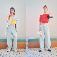 組み合わせ次第でガラッと雰囲気チェンジ♡洗練された今っぽさで何色にも染まる【ワイドデニム】コーデ2選