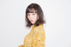 安定人気の 長めボブを モードに味つけ！