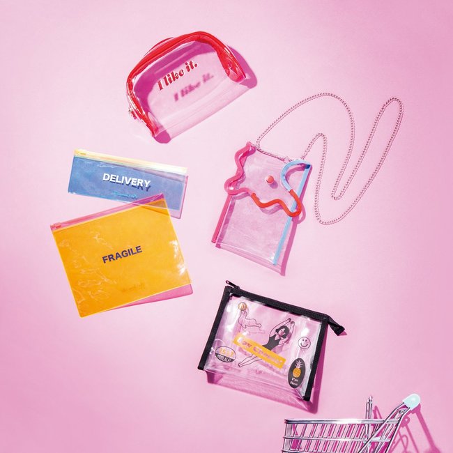 「ただのクリアじゃつまらない！」今期”最HOT”な【クリアポーチ】5選