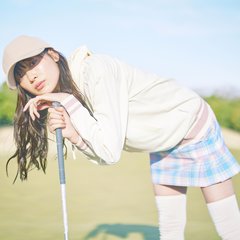 【ar golf】ガーリー派のゴルフコーデ♡　パステルカラーのチェックミニで、ちょうどいい「派手カワ」が楽しめるパステルファッション♡
