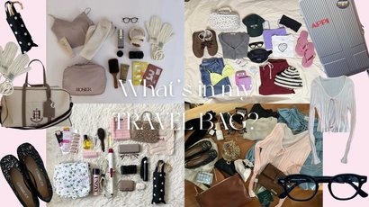 【カバンの中身】おしゃれな人は旅行に何を持っていく？みんなのトラベルバッグの中身を大公開♡　