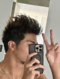 武知海青さんの寝ぐせセルフィー