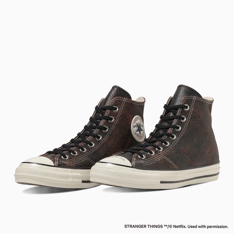 CONVERSE（コンバース）ALL STAR AGED 87 UD HI / STRANGER THINGS 5 （オールスター エイジド 87 UD HI/ストレンジャー・シングス 5）ブラック/レッド ￥25,300