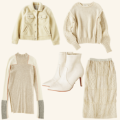 【色気ニット】真っ白でもベージュでもない色が可愛くて好き♡ 女っぽさ満点クリーミー色アイテム8選