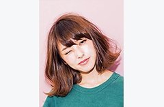 マーメイドカラーと外ハネラインでほの甘く♥