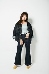 デニムonデニムはメリハリ大事♡