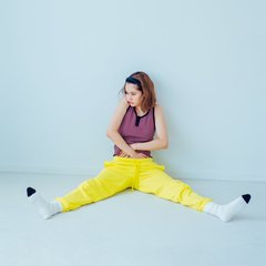 emmaのゆるパン姿が愛おし〜♡はくだけでアガるメンズのスエットパンツで華奢見え叶えよっ！