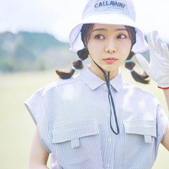 【ar golf】きちんと感とルーズなオシャレ感が同時にかなう♡　くびれとほっそり二の腕を作ってくれるシャツが神すぎる