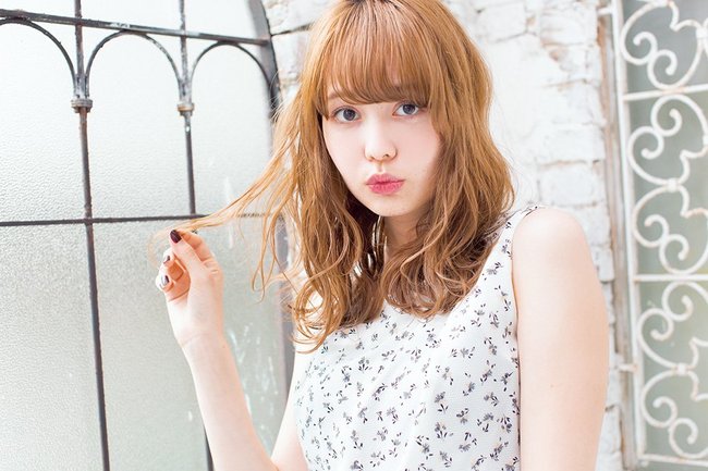 ゆるふわ外国人風カールでスウィートに