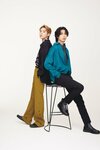 (左)JO1・川尻蓮(右)PENTAGON・YUTO。ar4月号より