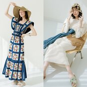 【カジュアルorレトロ】あなたのお好みは?♡イマの気分で選びたい、春の”推しワンピ”2選