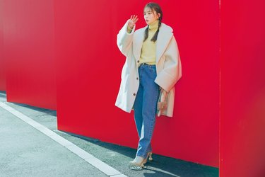 画像 写真 遊び心と上品さがポイント 上西星来のバレンタインデート服 Arweb アールウェブ 大好きな人にモテるための髪型 メイク ファッション情報満載