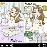 「生活レベルが違いすぎて全然ついていけねぇええ！」アラームフル装備の私とキラキラ女子のルーティンを比較【GRWM】