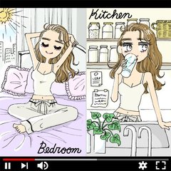 「生活レベルが違いすぎて全然ついていけねぇええ！」アラームフル装備の私とキラキラ女子のルーティンを比較【GRWM】