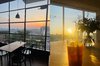 夕日が見えるカフェ