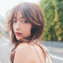 【ロング】カジュアルな波巻きで小顔も可愛さも、いただき