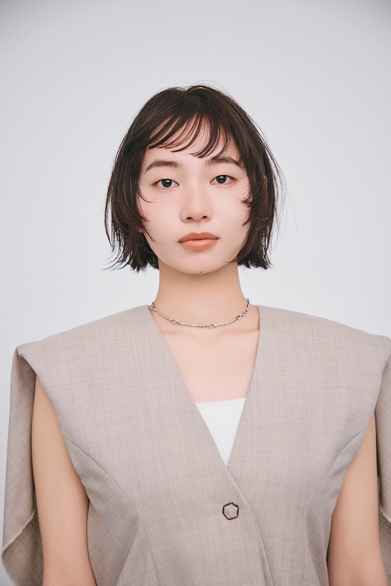 顔型別・ジャパニーズ・ボブおすすめヘアカタログ 丸顔さん向け