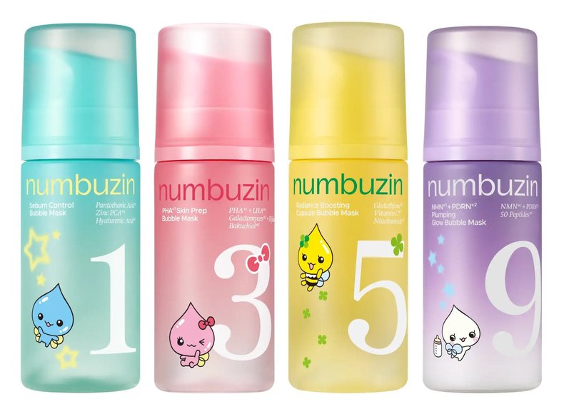 ナンバーズイン「しずくちゃん×numbuzin」限定デザインのバブルパック