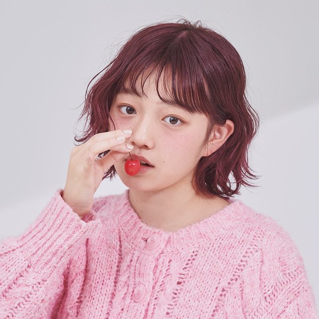 【ボブ】ツヤコクピンクが醸し出す可愛さにうっとり