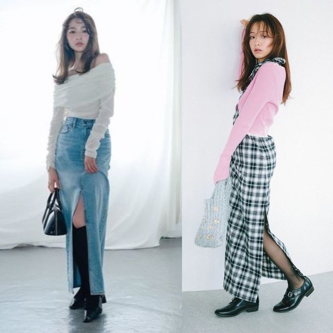 【痩せて見える服】着痩せテク別・コーディネート2025♡細見え＆脚を出さないスタイルUPアイテムやデニム・小物の選び方も！