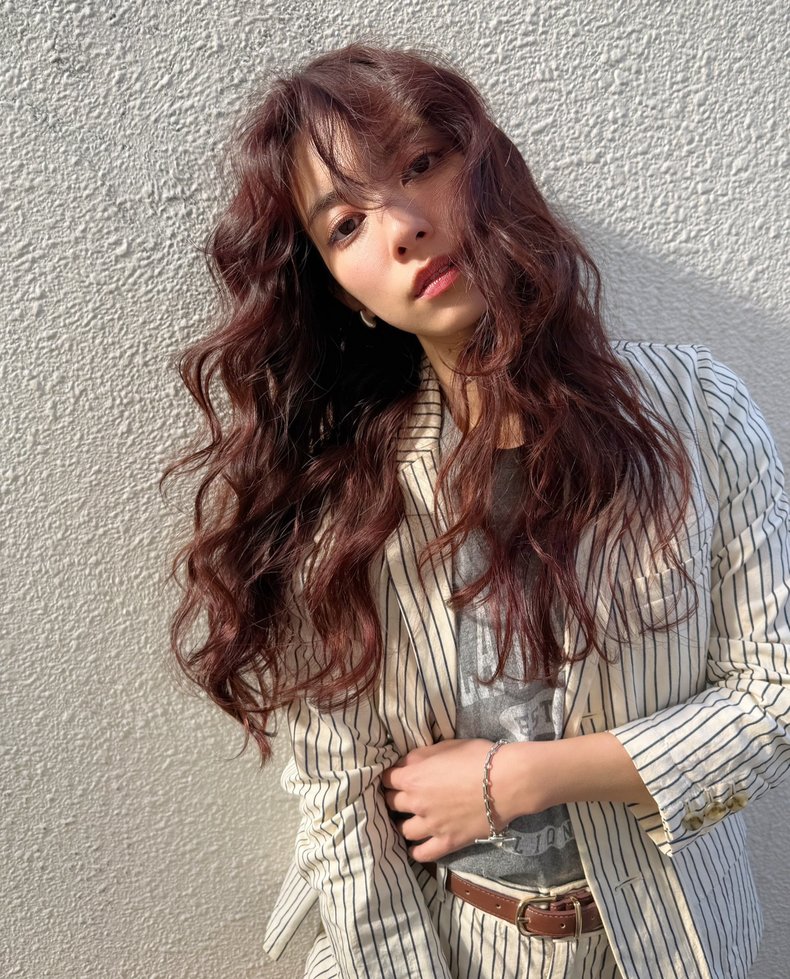 ロングパーマ（K.e.y GINZA​​　佐藤真央さん）