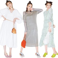 「この袖、オシャレで大人可愛い♡」バルーンシルエットで今年っぽい色気をまとう