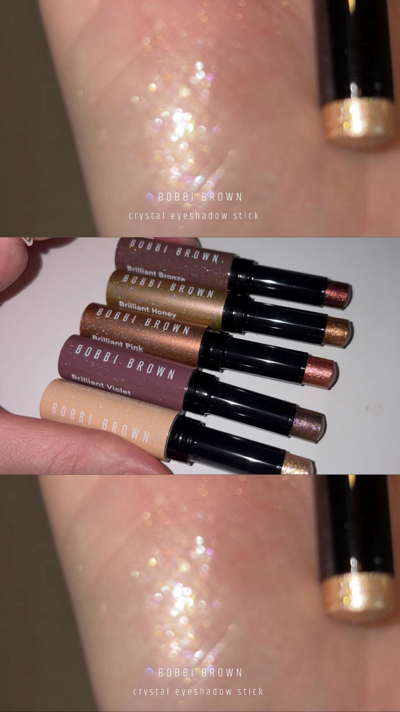 ボビイ ブラウン（BOBBI BROWN）新作アイシャドウスティックのラメは ​宝石のような上品水光ツヤ♡