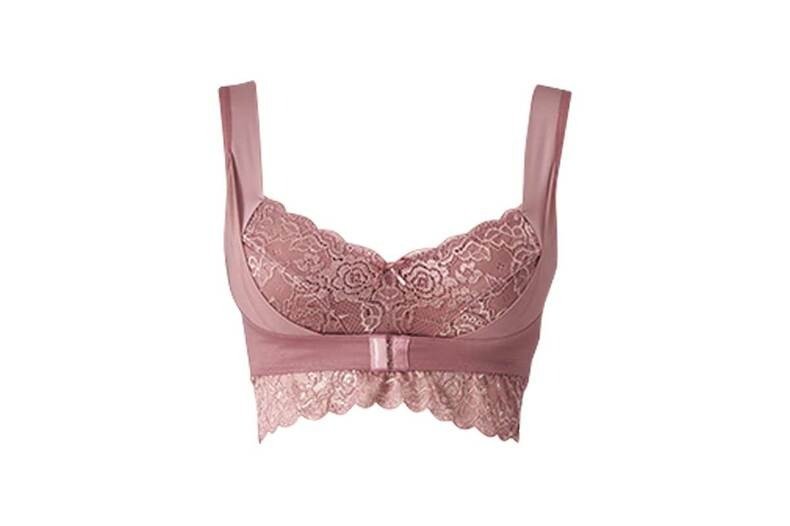 アンジェリール ふんわりルームブラ アンティークピンク　￥3,960／シーオーメディカル