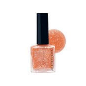 【365days色っぽ】ざっくざくのラメが入った、シロップみたいなペールオレンジネイル