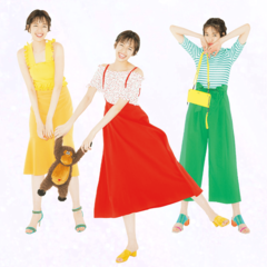 ネアカ女子なら着こなせて当然！ビビットカラーでポジティブムード全開にGO♥