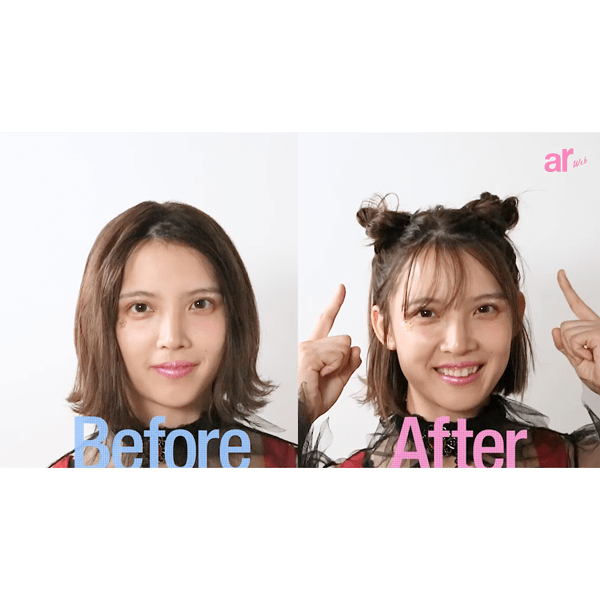 たった2ステップで♡　お目立ちダブルお団子ヘア【ハロウィン特集】