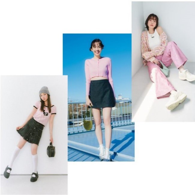 【2025年春】ピンクトップスコーディネート特集♡パステルやくすみ＆ホットピンクのカーディガンやニット＆Tシャツで作る多幸感美女な着こなし術は必見！