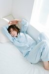 佐藤栞里。ar11月号より パジャマ¥5,800/ピーチ・ジョン