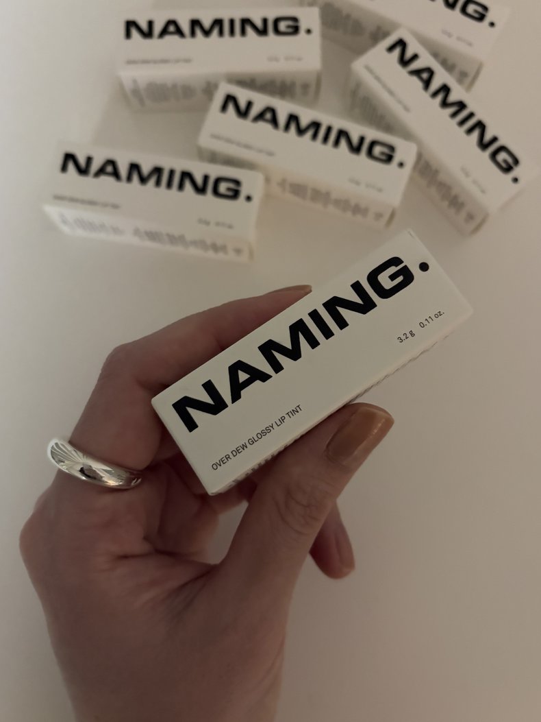 NAMING.（ネーミング）オーバーデューグロッシーリップティント レビュー｜パッケージ