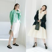 「ワンピを着たいけどまだ肌寒い…」アウターとうまく合わせるには? 佐藤栞里が着こなす【アウター×ワンピコーデ】4選